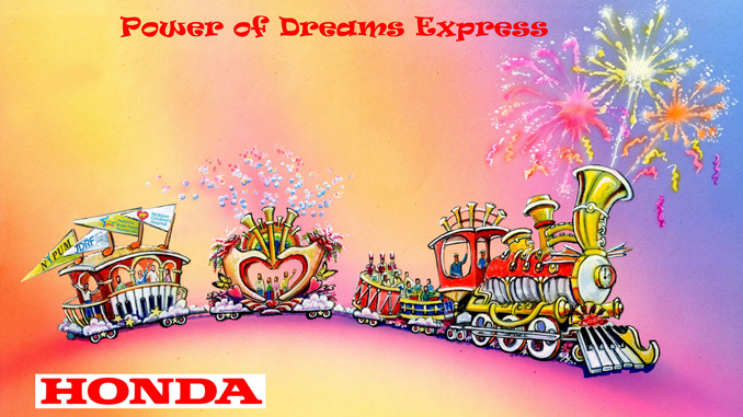 HONDA Rendering 2018 Rose Parade Float