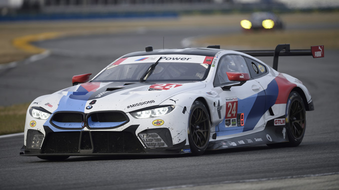 BMW M8 GTE masters debut race in Daytona - Motor Sports NewsWire