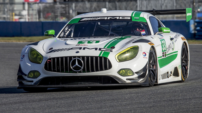 The No. 33 Mercedes AMG Team Riley Motorsports Mercedes AMG GT3 The No. 33 Mercedes AMG Team Riley Motorsports Mercedes AMG GT3