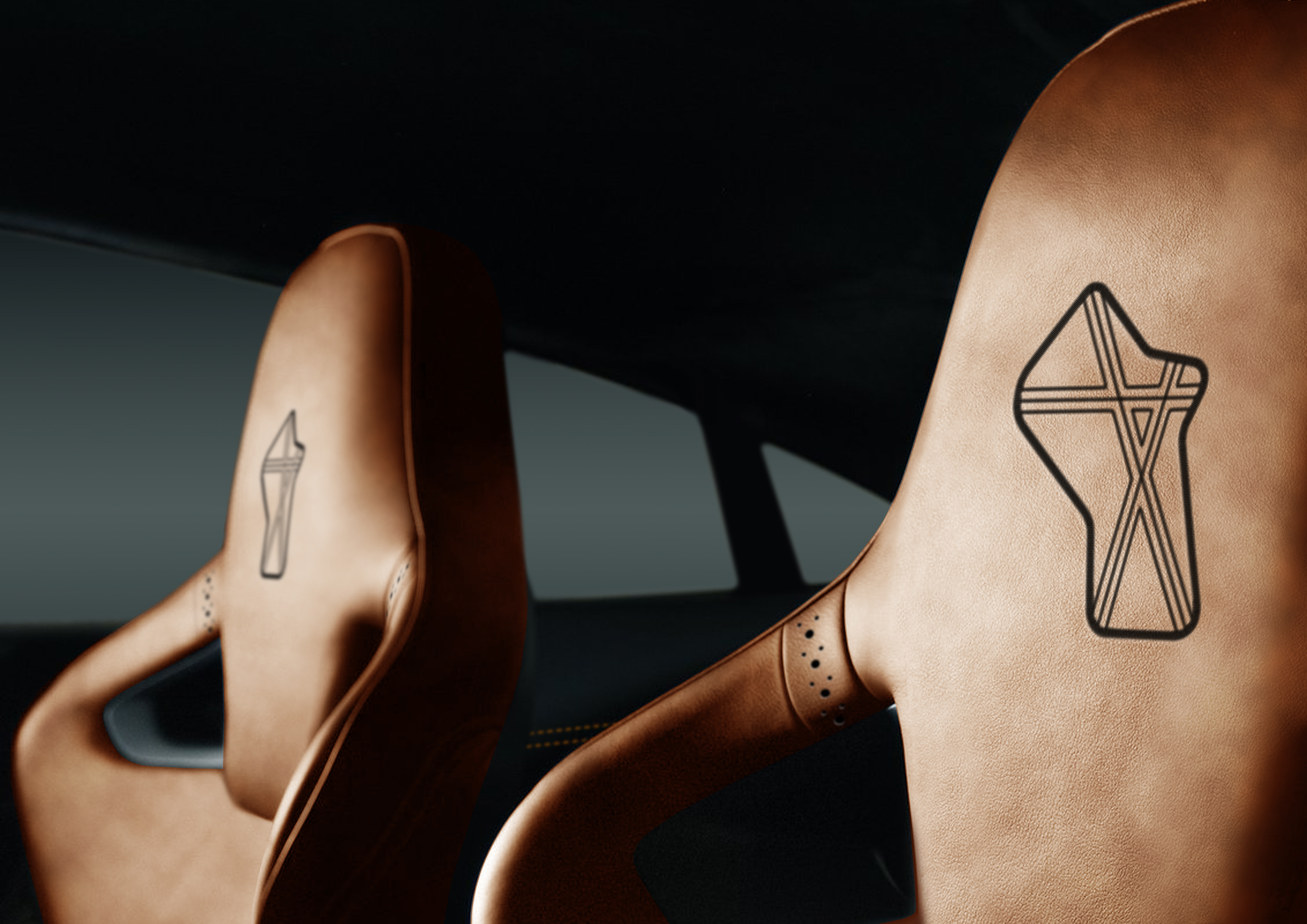 Speedback Silverstone Edition - Classically inspired, brogued and embroidered sport seats