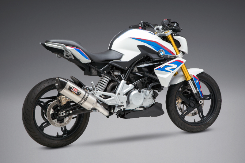2018 BMW G 310 R with Yoshimura R-77 Race Series - Works Finish stainless full system