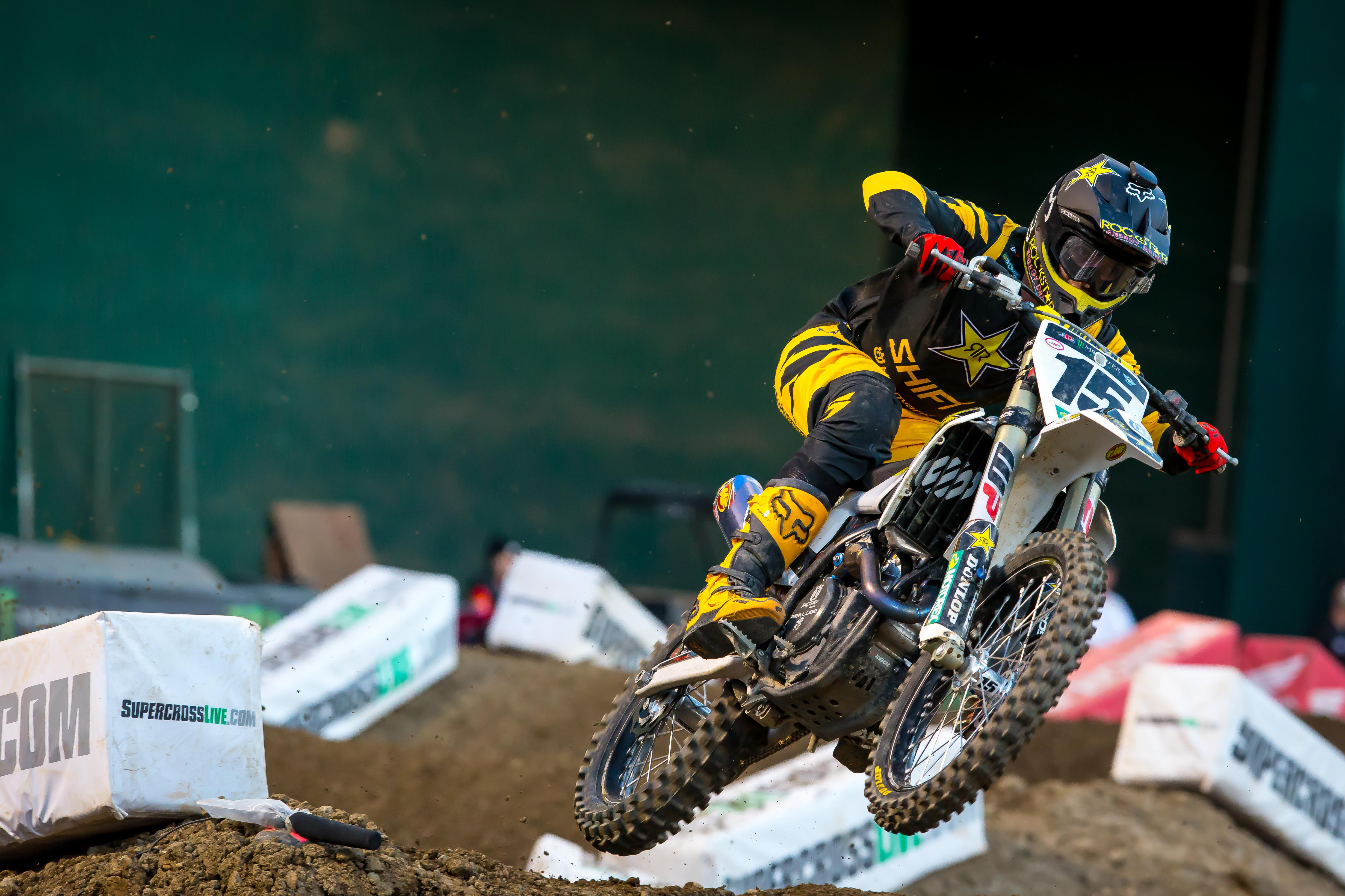 Dean Wilson finished 11th in the 450 class. (Photo: Simon Cudby)