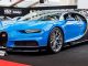 The record-setting 2017 Bugatti Chiron sold for €3,323,750 at RM Sotheby’s Paris sale;