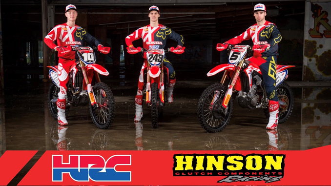 Hinson Clutch Components the clutch of choice for Team HRC-MXGP in 2018