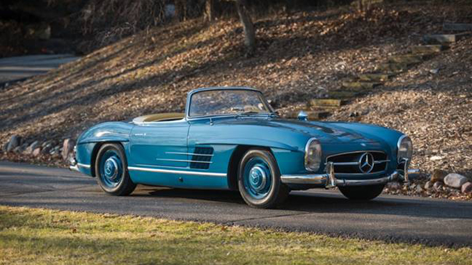The 1962 Mercedes-Benz 300 SL offered from 40 years of single-ownership at RM Sotheby's Auctions Fort Lauderdale