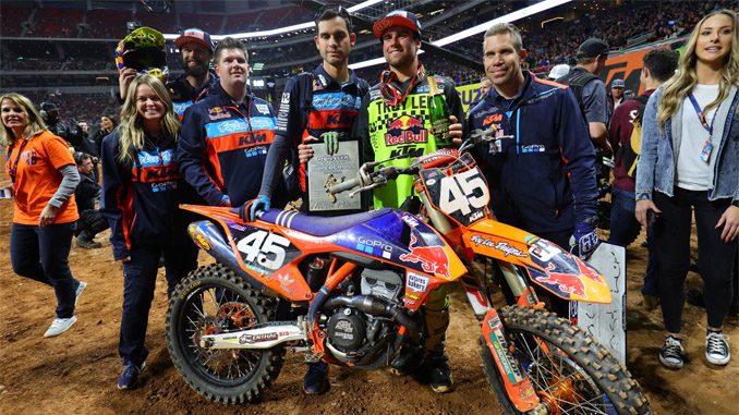 Troy Lee Designs/Red Bull/KTM's Smith Scores First Podium at Atlanta