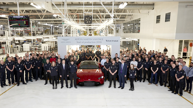 Aston Martin Vantage Start of Production