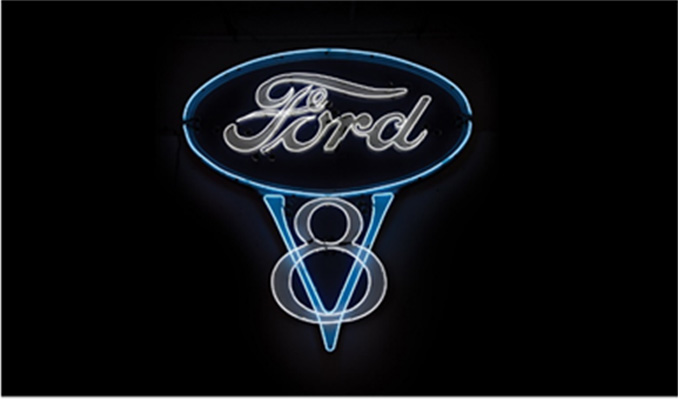 The Dingman Collection Lot 195 – Ford V-8 Neon Sign