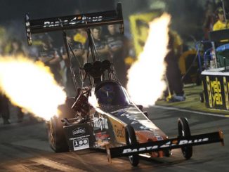 Clay Millican set the Top Fuel track speed record at the NHRA Southern Nationals