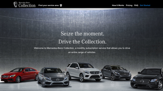 Mercedes-Benz launches broadest luxury vehicle subscription plan in the U.S. with Mercedes-Benz Collection