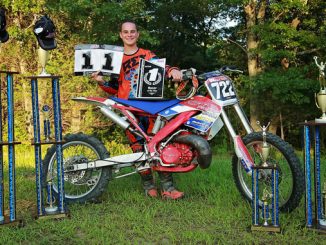 2018 AMA Hillclimb Racer of the Year Brock Riffe (credit- Brie Morrissey)