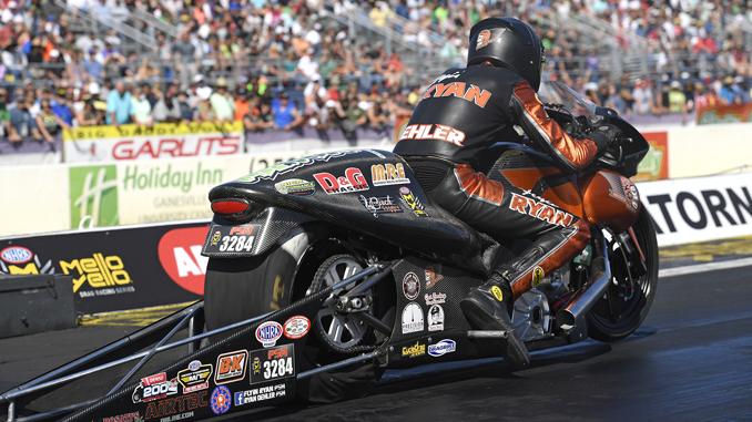 Pro Stock Motorcycle Standouts Eye Playoff Sports at U.S. Nationals