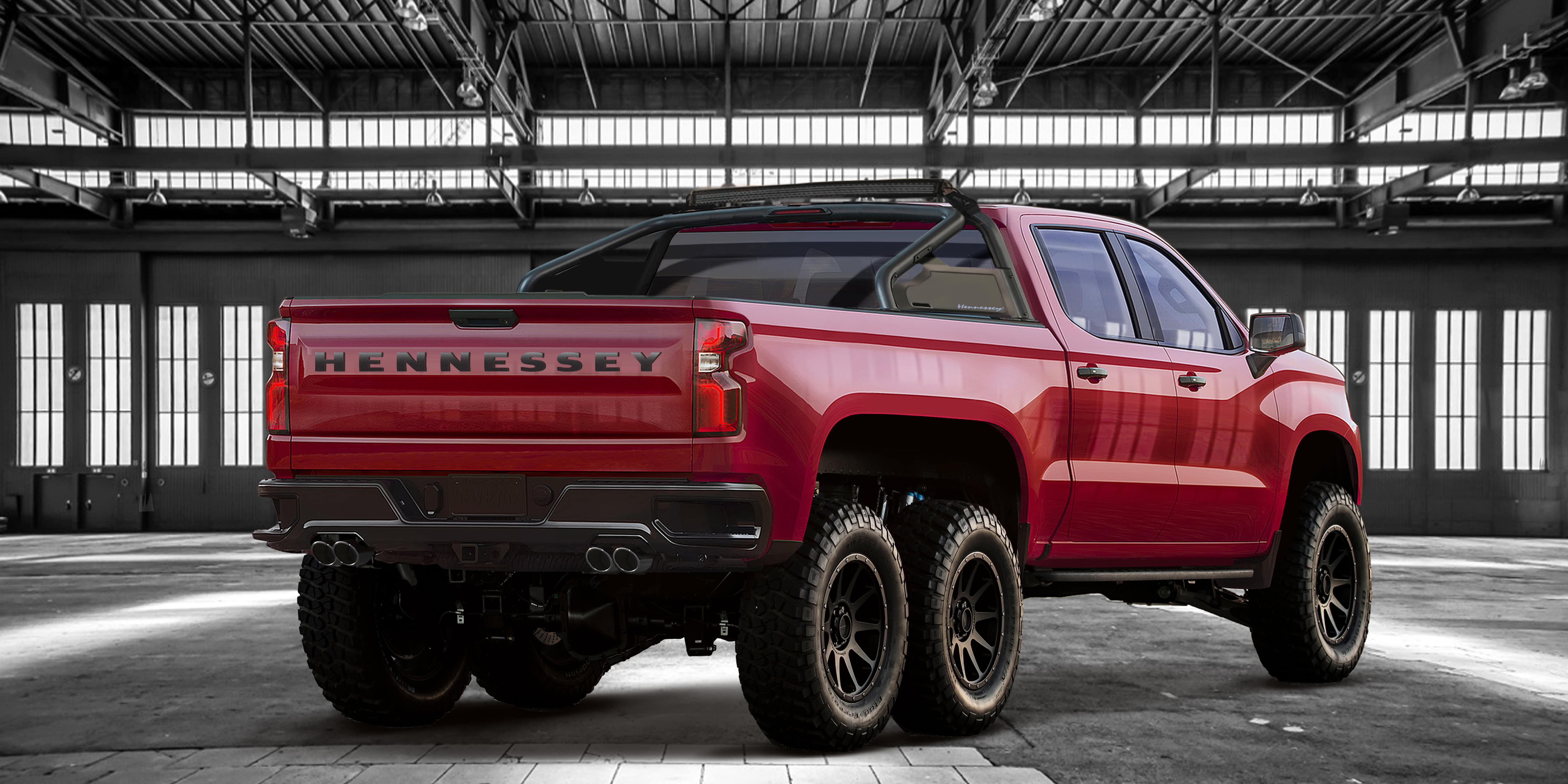 HENNESSEY GOLIATH 6X6 2-Rear-Red