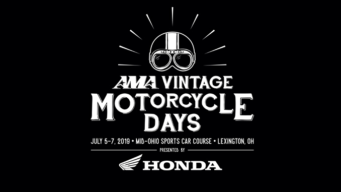 AMA 2019 Vinateg Motorcycle Days presented by HONDA logo