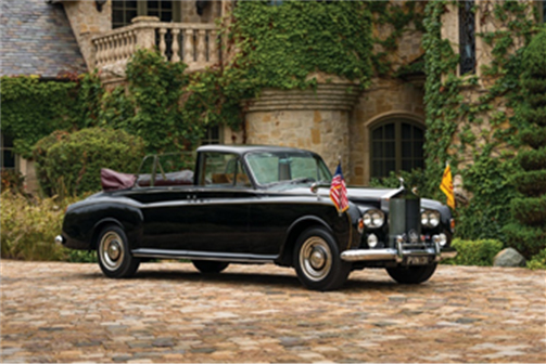 1967 Rolls-Royce Phantom V State Landaulet by Mulliner Park Ward offered from the Calumet Collection and set for RM Sotheby’s 2019 Arizona auction (Robin Adams © 2018 Courtesy of RM Sotheby’s)