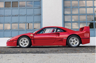 Petersen Automotive Museum Auction - 1989 Ferrari F40 (Motorcar Studios © 2018 Courtesy of RM Sotheby’s)