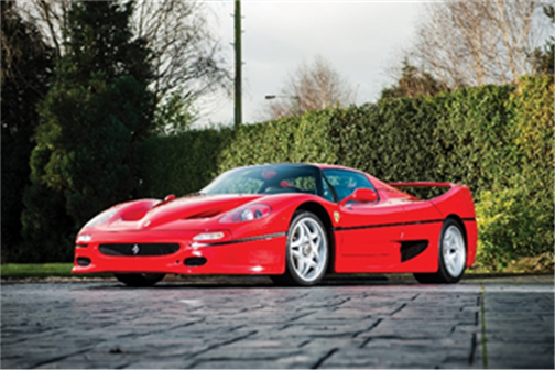 1996 Ferrari F50 (Courtesy of RM Sotheby’s)