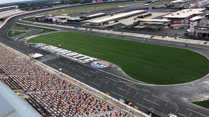 Charlotte Motor Speedway Unveils Finished IRONTURF Synthetic Turf