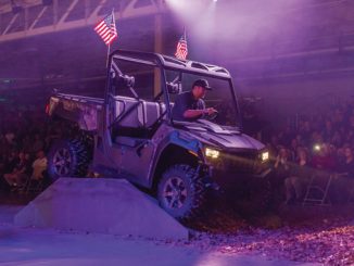 Luke Bryan kicks the dust up while introducing the all-new Tracker Off Road ATV and Side by Side line