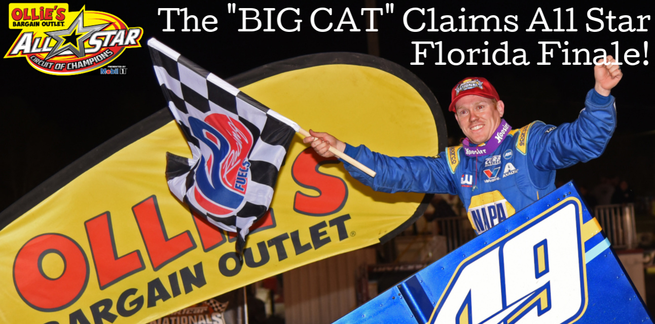 The ‘Big Cat’ earns All Star Florida finale victory at Volusia Speedway Park