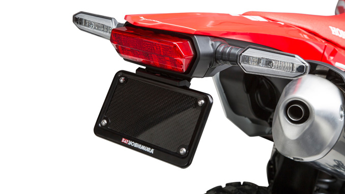 Red LED Tail Light & Fender Eliminator Kit For Honda CRF450L (2019) – Aluminum Tail Tidy