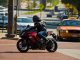 motorcyclist in traffic - Labor Day weekend (Credit- Jeff Kardas)