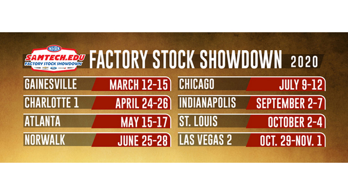 NHRA Announces 2020 Factory Stock Showdown Schedule [678]