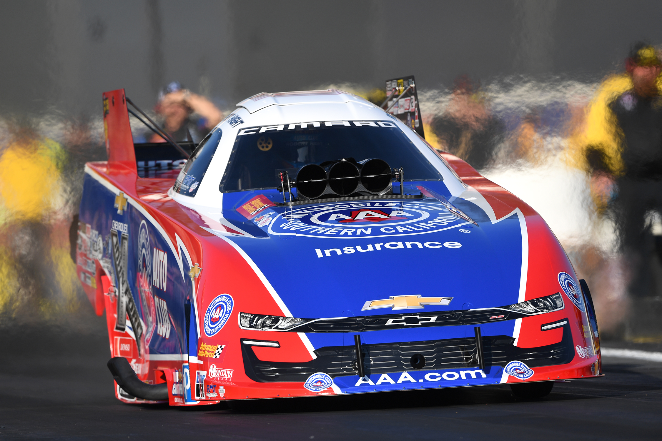 Thrilling Funny Car Title Race at Auto Club NHRA Finals