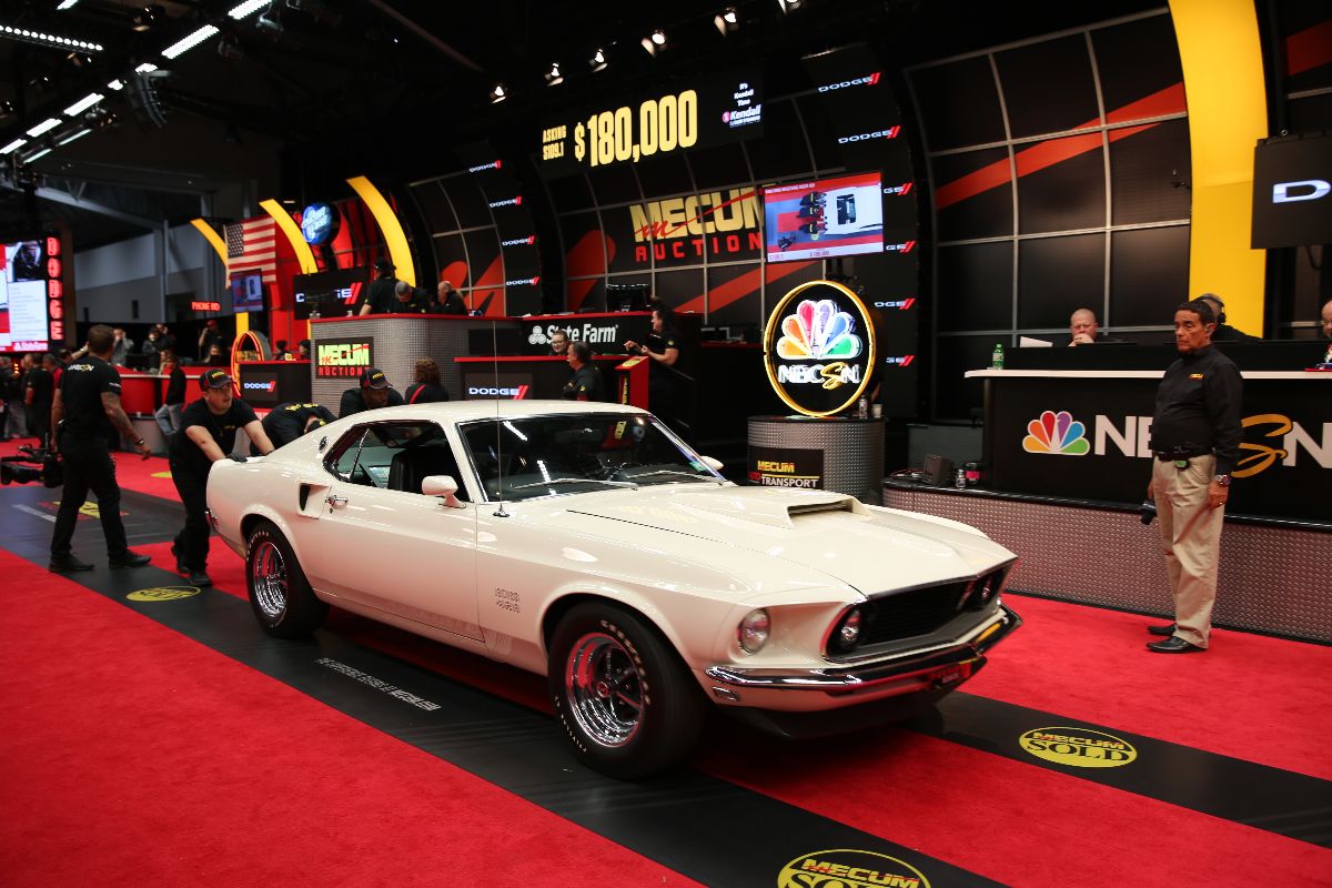 191210 Mecum Kansas City - 1969 Ford Mustang Boss 429 Fastback (Lot S109.1) sold at $231,000