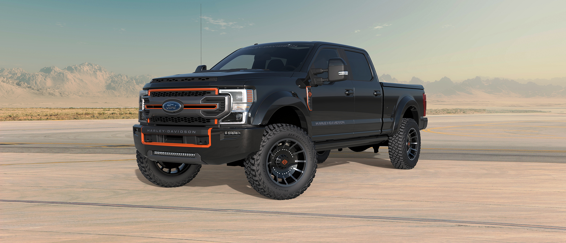 HarleyDavidson Branded Ford F250 Edition Truck Introduced Motor