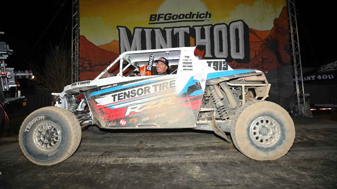 200310 Polaris RZR factory racer Branden Sims finishes first in Pro Turbo class at Mint 400. Photo - Harlen Foley [678]