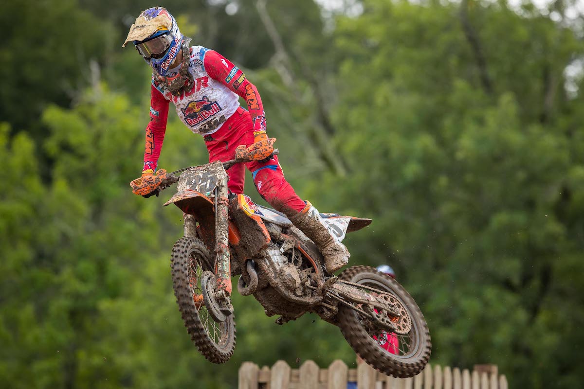 Marvin Musquin rounded out the 450 Class podium in third.
