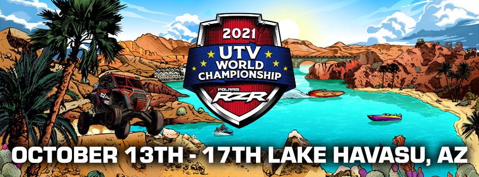 2021 UTV World Championship banner