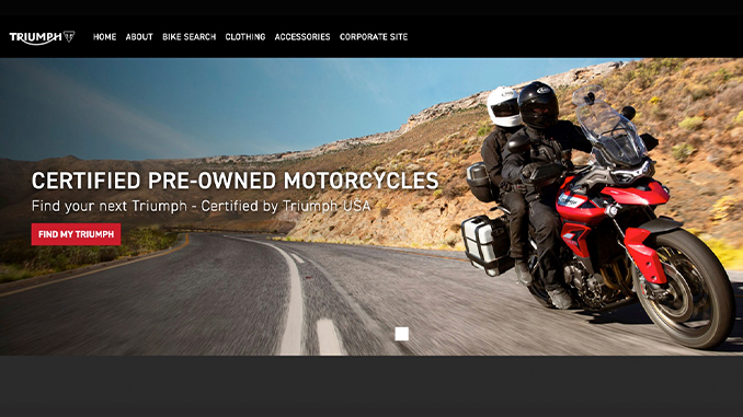Triumph Motorcycles Certified Pre-Owned - webpage (678)