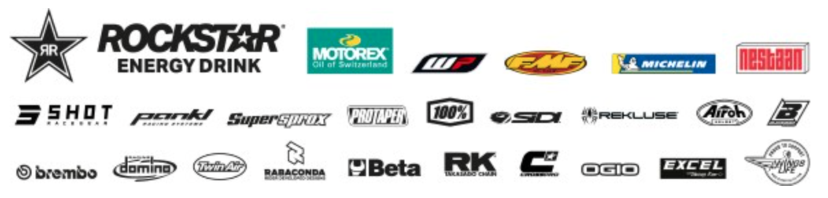 Husqvarna EnduroGP sponsor logos