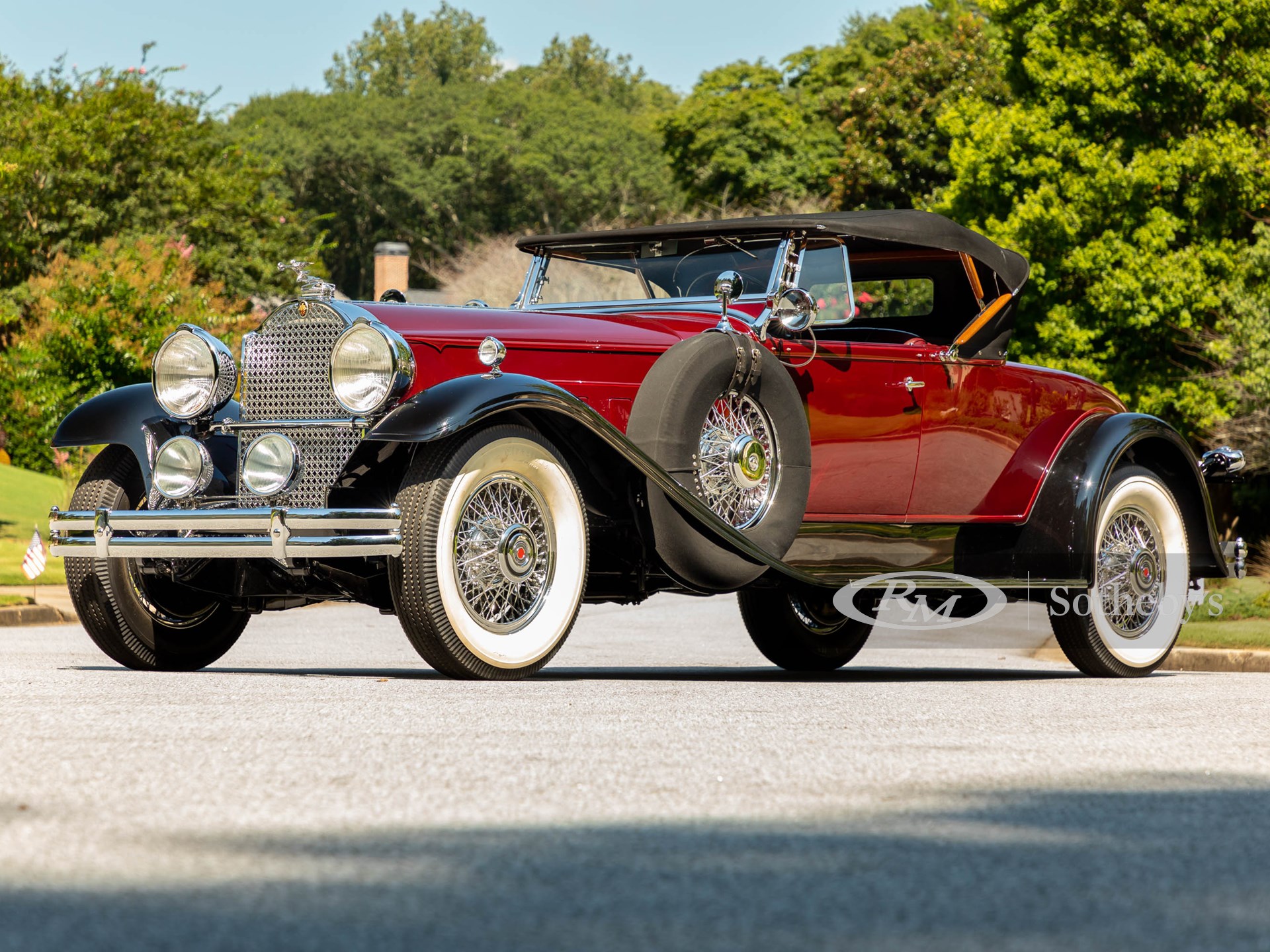 1930 Packard 745 Deluxe Eight Roadster by LeBaron (Alex Stewart ©2021 Courtesy of RM Sotheby’s)