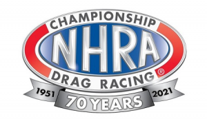 NHRA 70 Years logo
