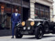 211214 Ozwald Boateng OBE with Bentley 4.5-litre outside his Savile Row store (Tom Hains ©2021 Courtesy of RM Sotheby’s) (678)