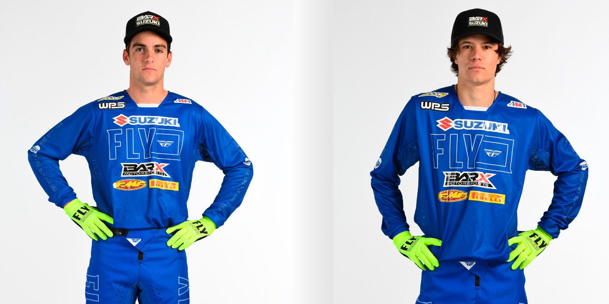 Derek Drake (left) and Preston Kilroy (right) will race the Suzuki RM-Z250 in the East Coast Supercross Series