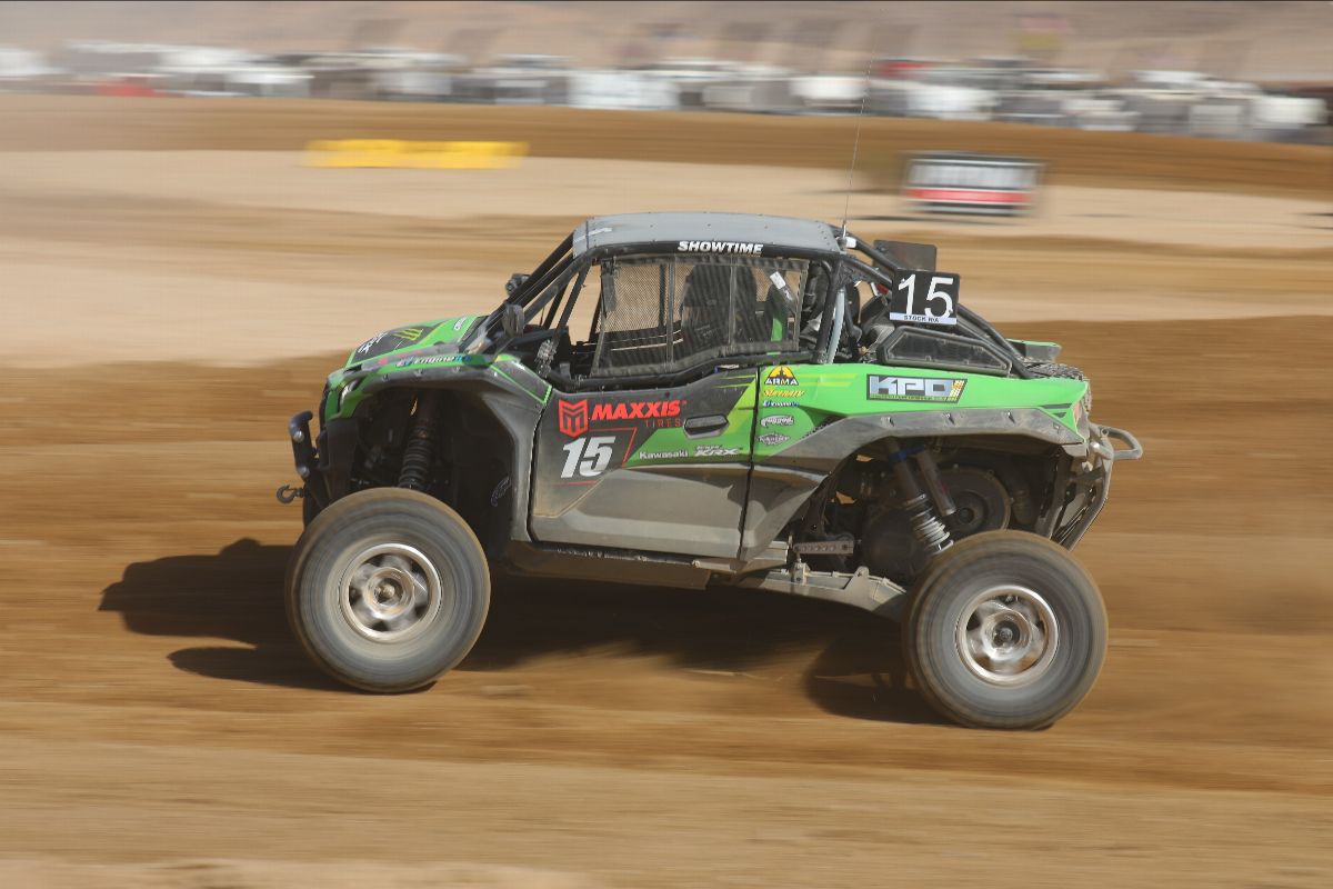 3 Team Green’s Jeremy McGrath Drives His Teryx KRX® 1000 to a Podium Finish at King of the Hammers