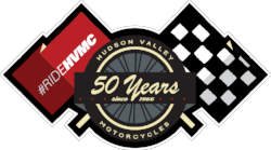 RideHVMC 50 Years logo