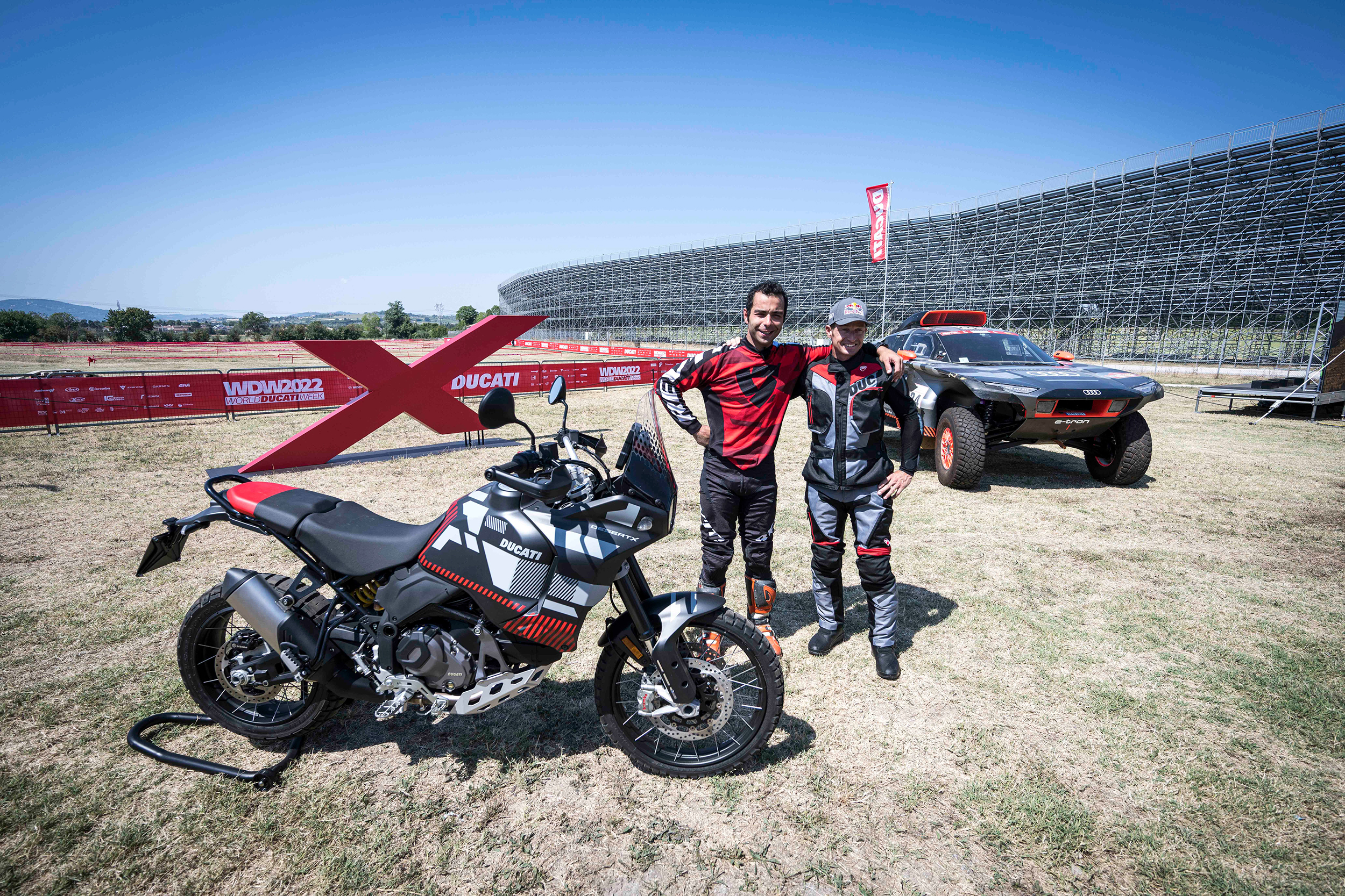World Ducati Week 2022 - Danilo Petrucci and Edouard Boulanger