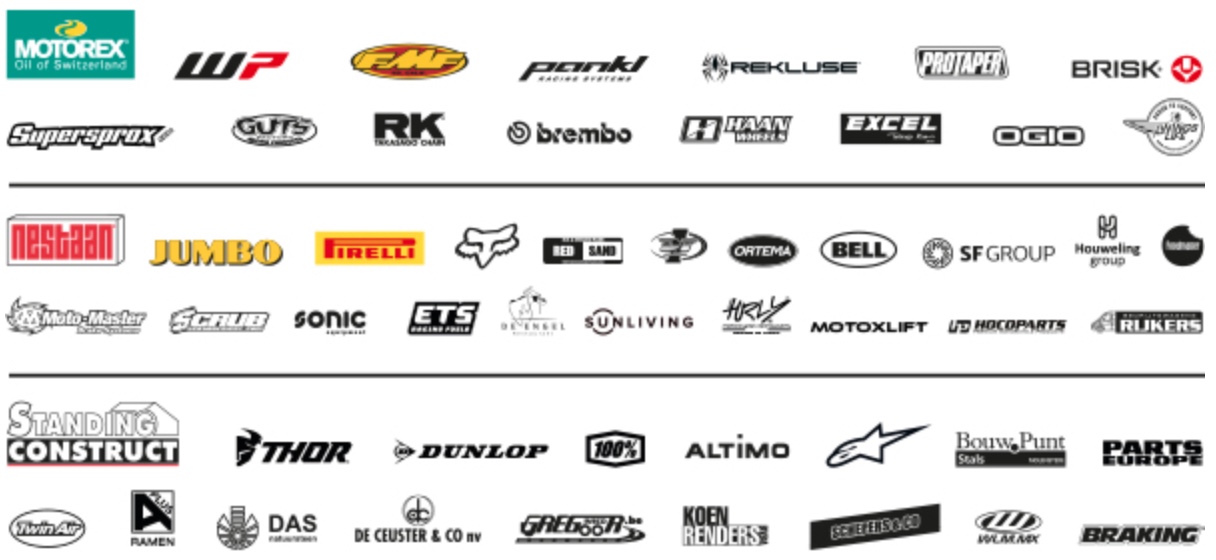 Husqvarna sponsor logos