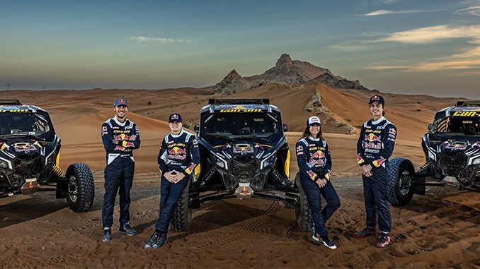 New 2023 Red Bull Can-Am Factory Team and Red Bull Off-Road Junior Team will take racing to the next level. ©BRP 2022 [678]