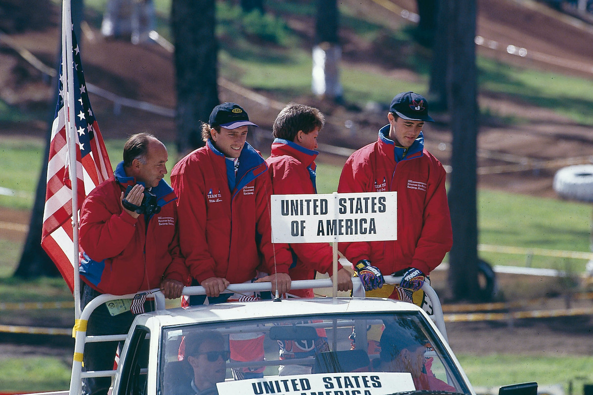 230214 Janson served as team manager for the USA squad at the 1992 FIM Motocross of Nations [1]