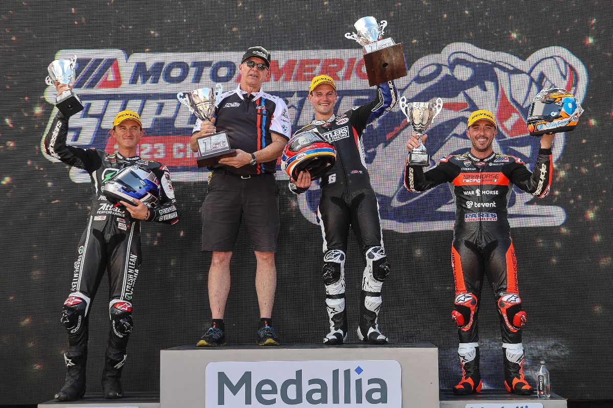 Medallia is continuing its title sponsorship of the 2023 MotoAmerica Medallia Superbike Championship