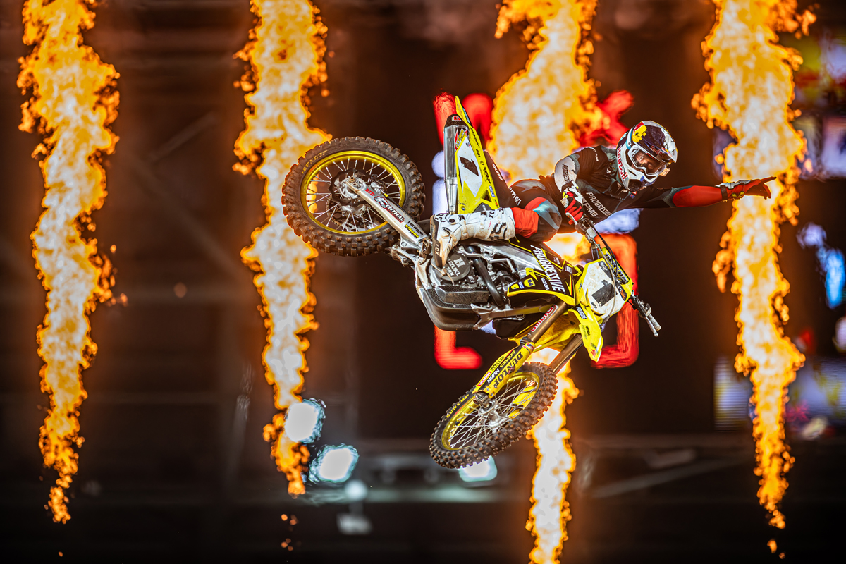 231128 Ken Roczen (94) wrapped up an incredible year on his Suzuki RM-Z450 with a WSX World Championship