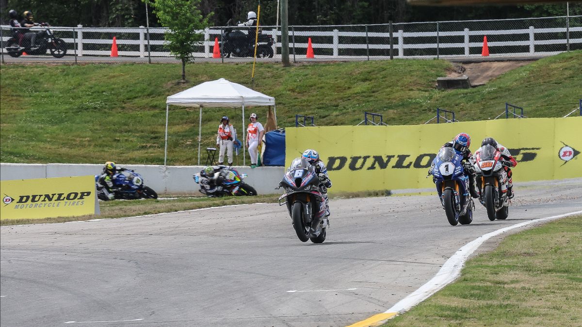 Cameron Beaubier took victory on Saturday at Road Atlanta for his 60th career AMA Superbike victory