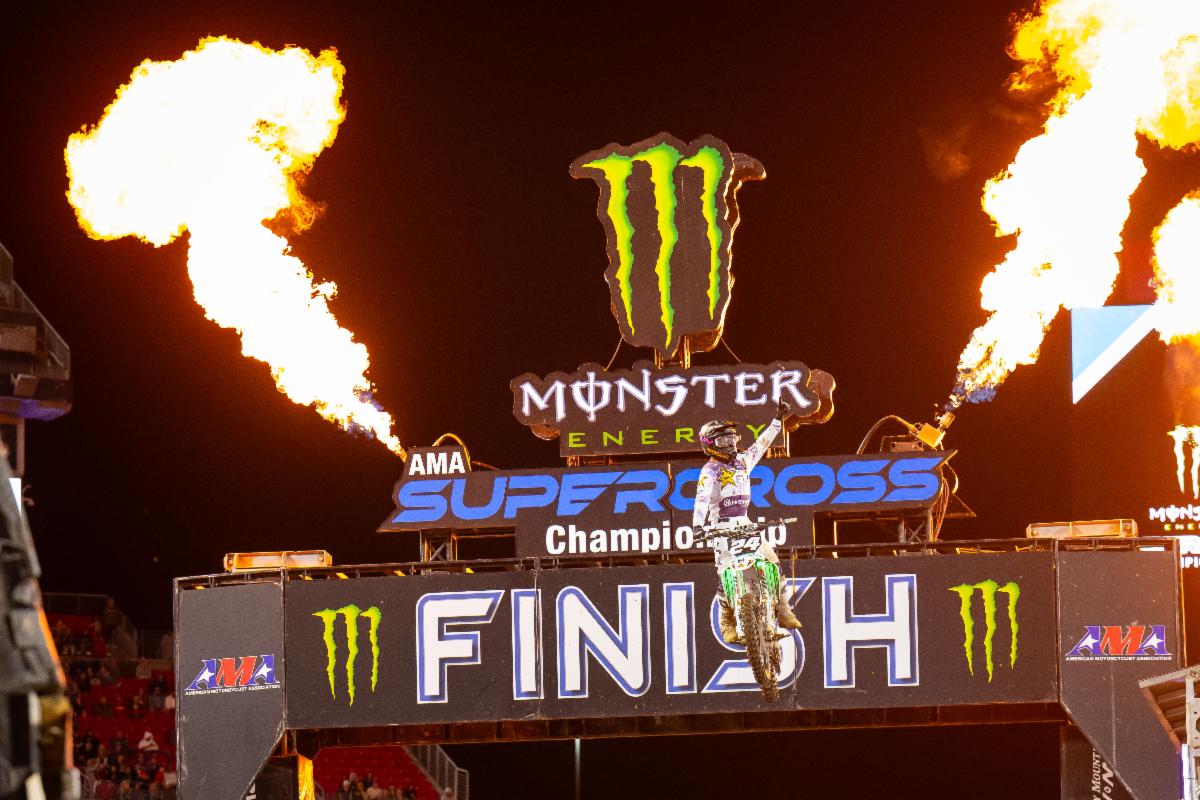 RJ Hampshire - First place 250SX Class – Nashville Supercross - Photo Credit- Feld Motor Sports, Inc.