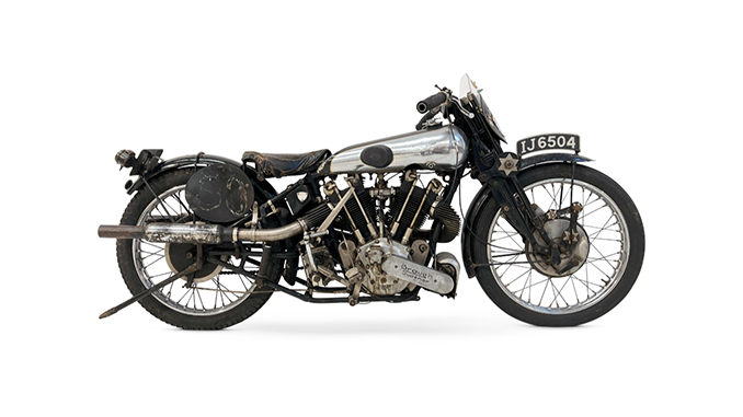 1925 Brough Superior 981cc SS100, estimated at £300,000 – 350,000 [678]